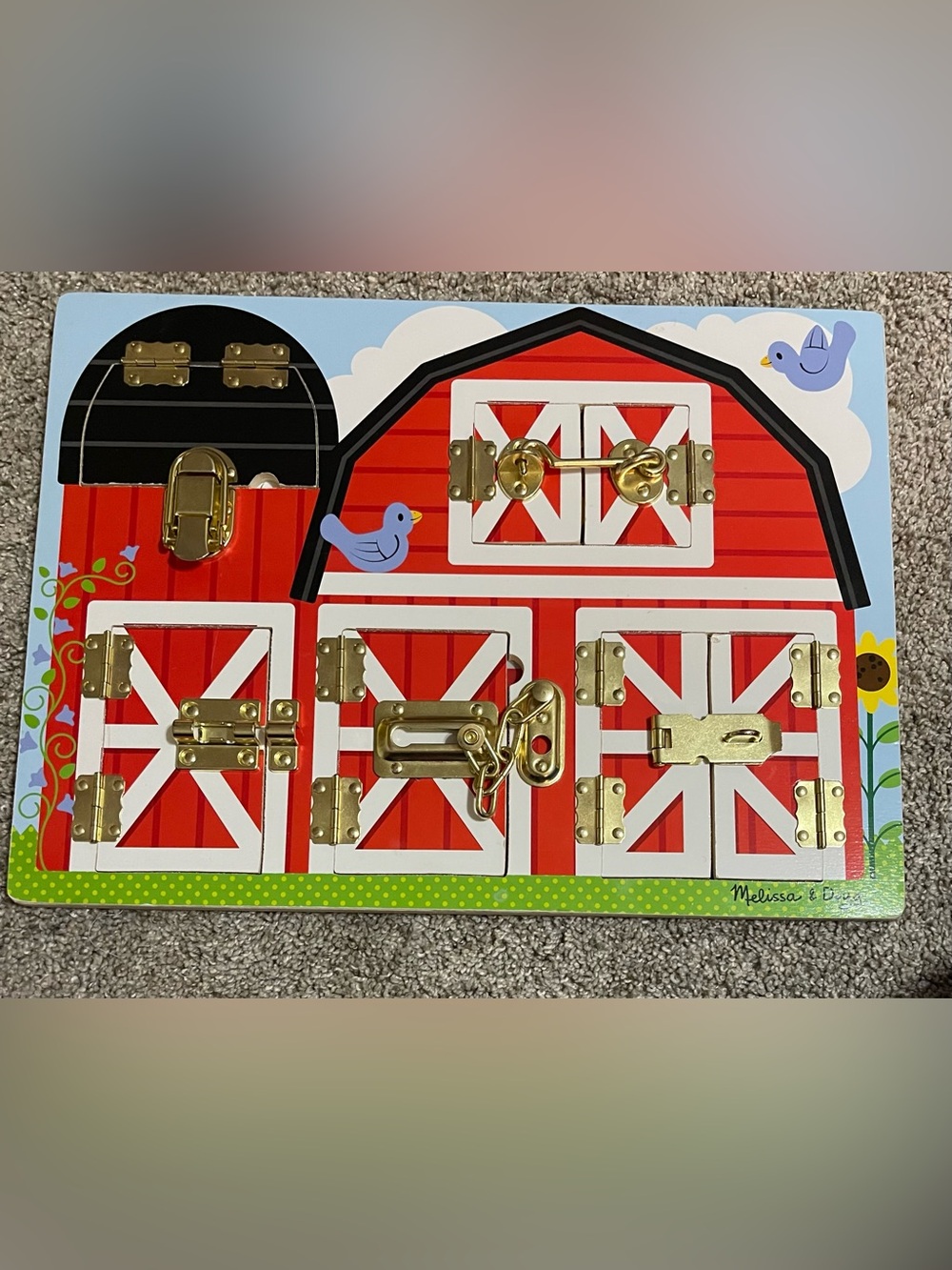 Melissa and Doug Latches Barn board